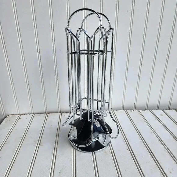 New Prepara Vertuoso Pod Storage Carousel Chrome Black no box - Picture 2 of 8